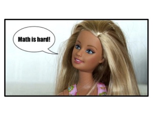 Barbie "Math is hard"