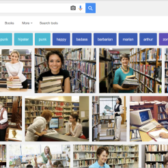 Google image search for librarian